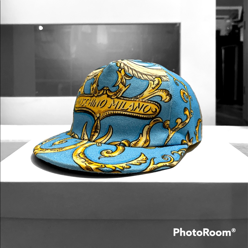 ORIGINAL Moschino blue baroque cap